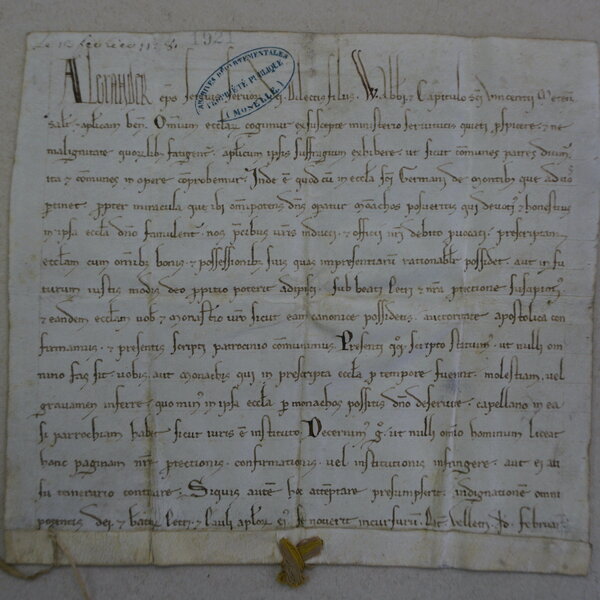 Eine einfachere Form der Privilegierung ohne Jahresangabe – Forschende datieren sie auf das Jahr 1180