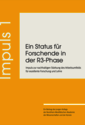 Titelbild der Publikation "Ein Status für Forschende in der R3-Phase"